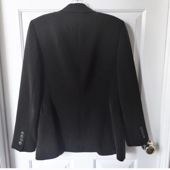Tahari by ASL Black Long Jacket Size 8 - Picture 2 of 7